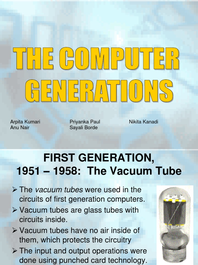 Second Generation Computers: Transistors | PDF | Integrated Circuit ...