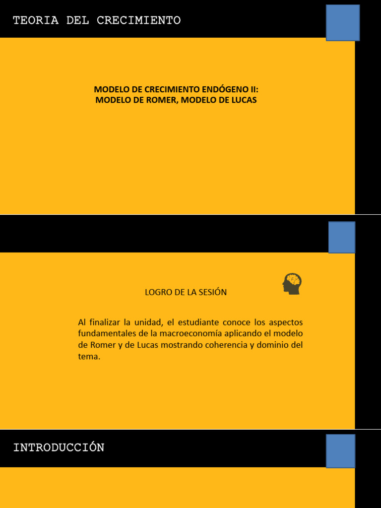 III.5 Modelo Romer y Lucas | PDF | Capital humano | Crecimiento económico