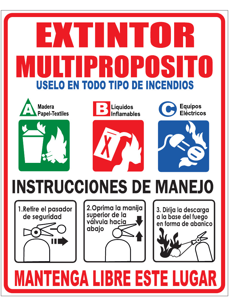 Extintor Multiproposito | PDF