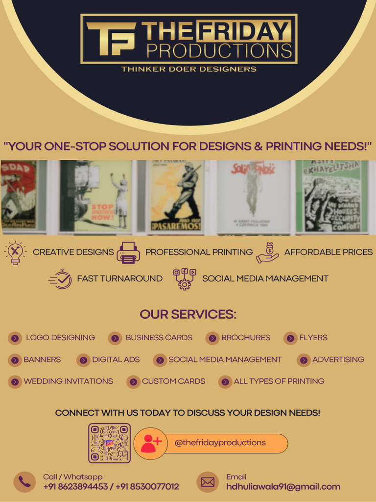 The Friday Productions Pamphlet | PDF