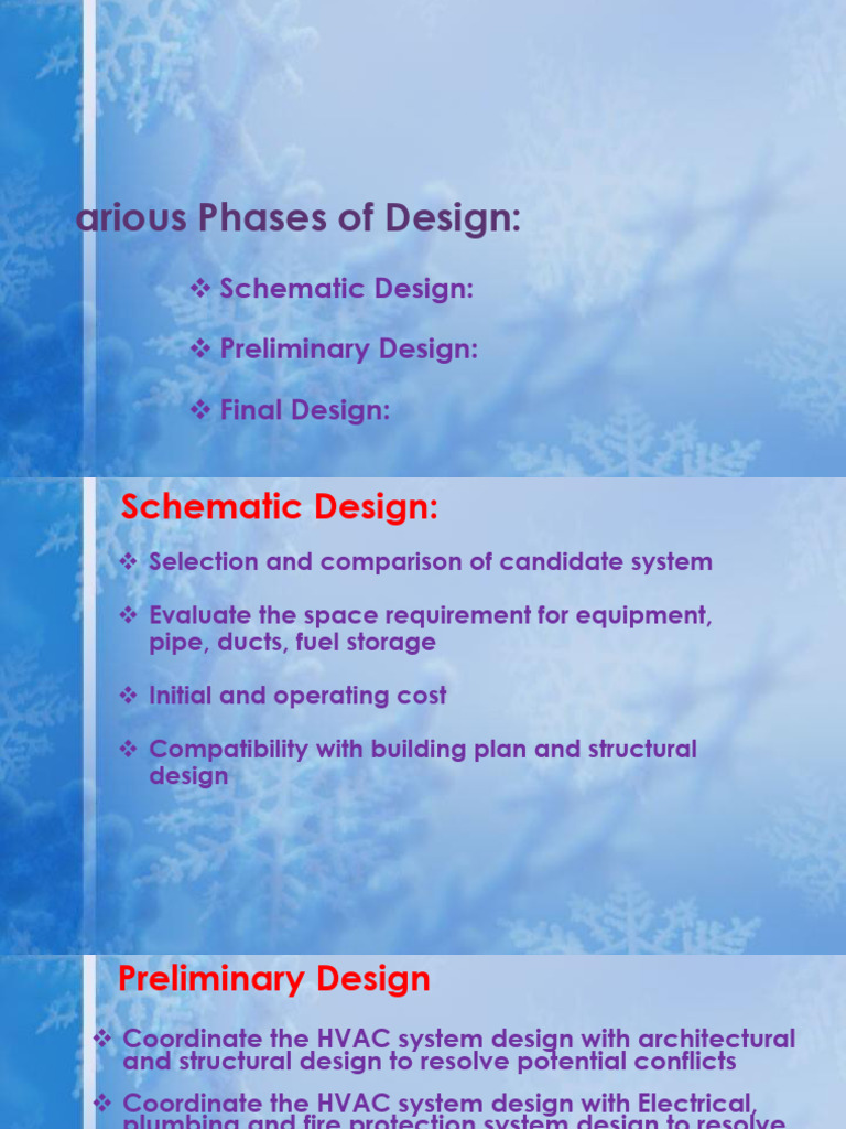 HVAC System Design Overview and Calculations | PDF | Air Conditioning ...