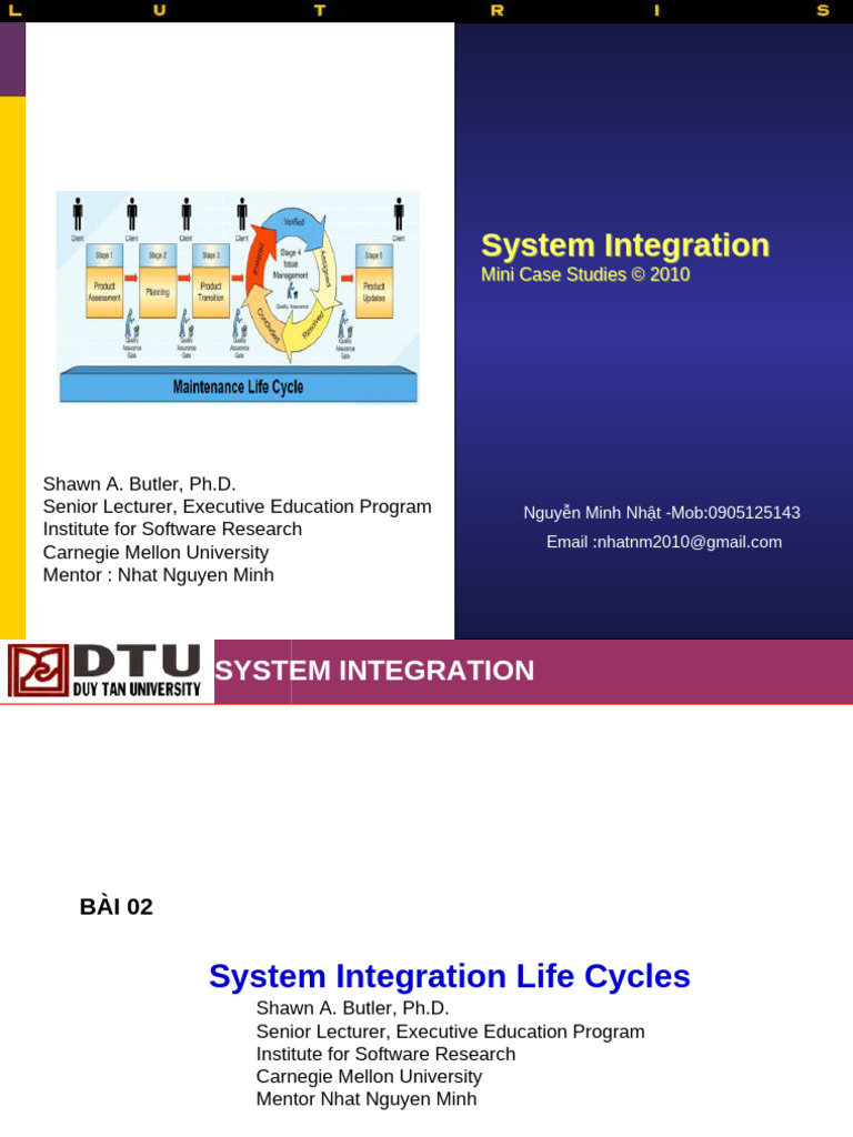 SE 445-System Integration Practices-2024S-Lecture Slide 02 | PDF