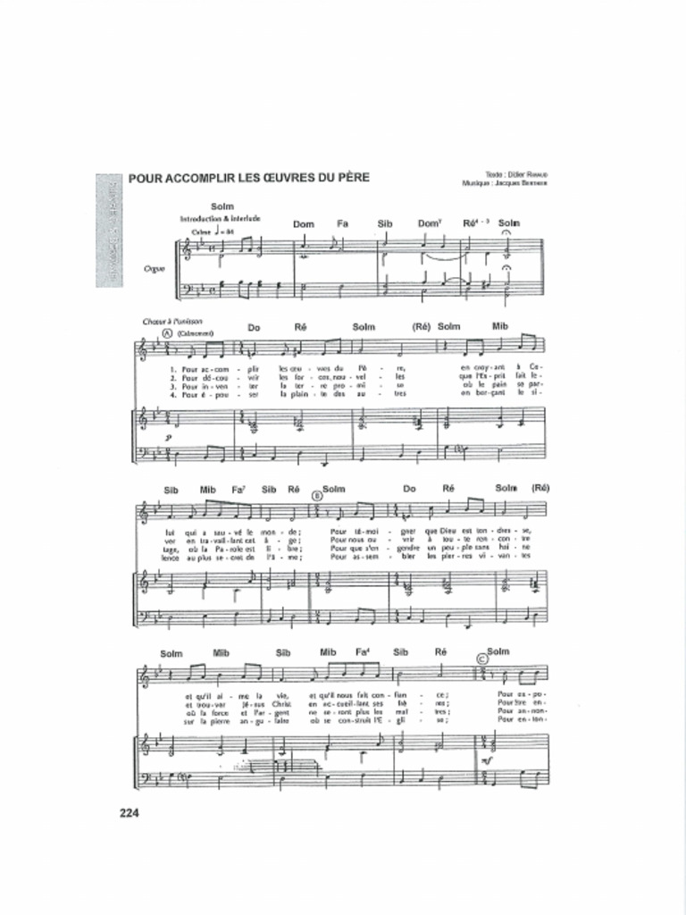1 - Pour Accomplir Les Oeuvres Du Père | PDF