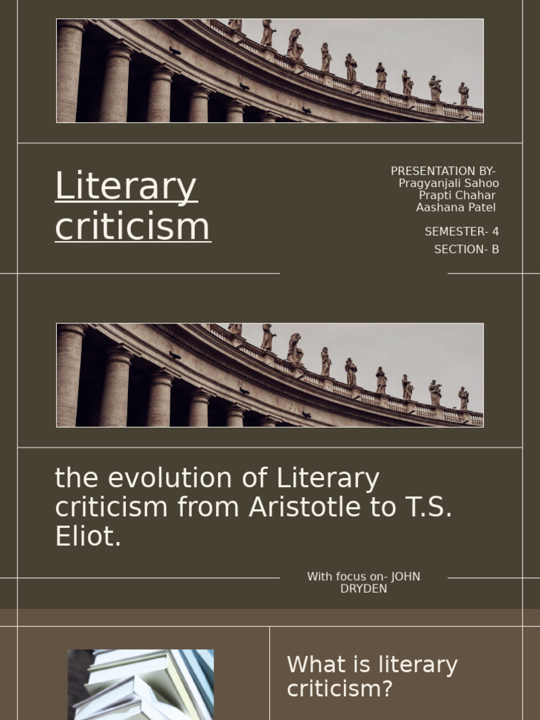 Literary Criticism | PDF | Literary Criticism | Liberal Arts Education