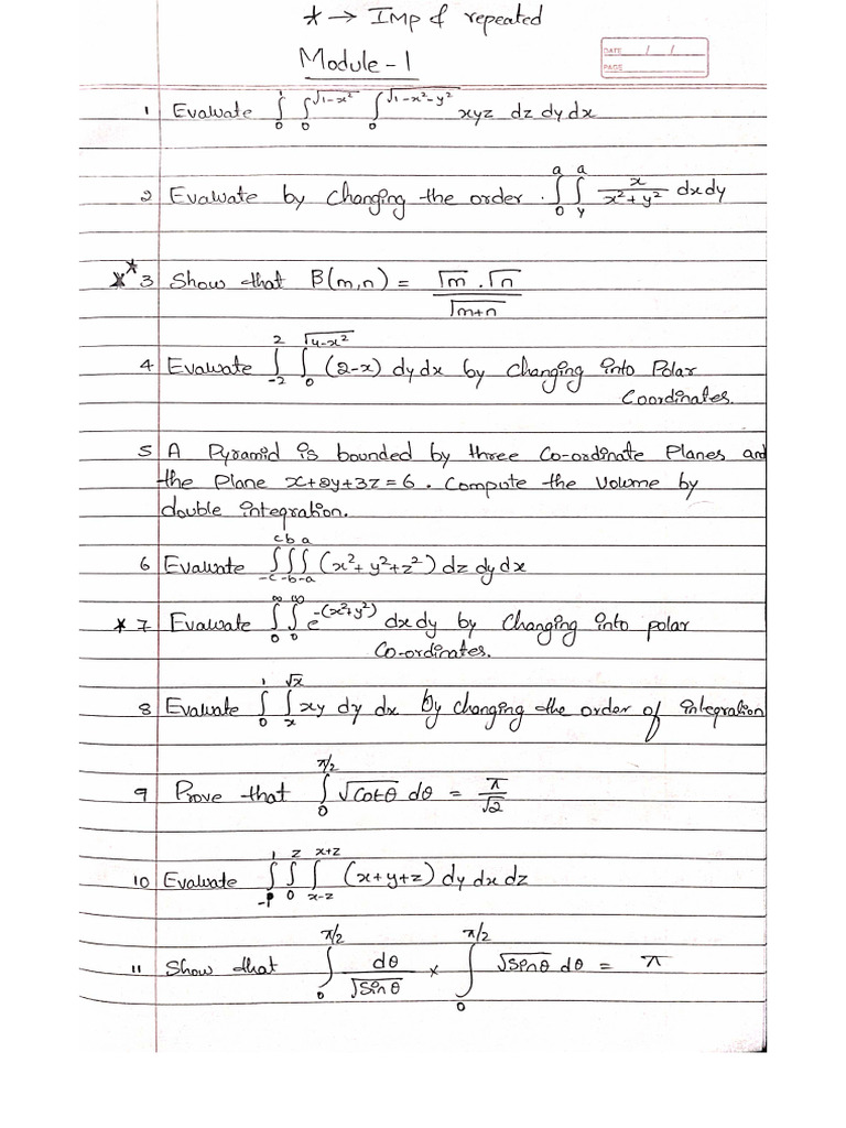 Module 1,2 &3 IMP Questios | PDF