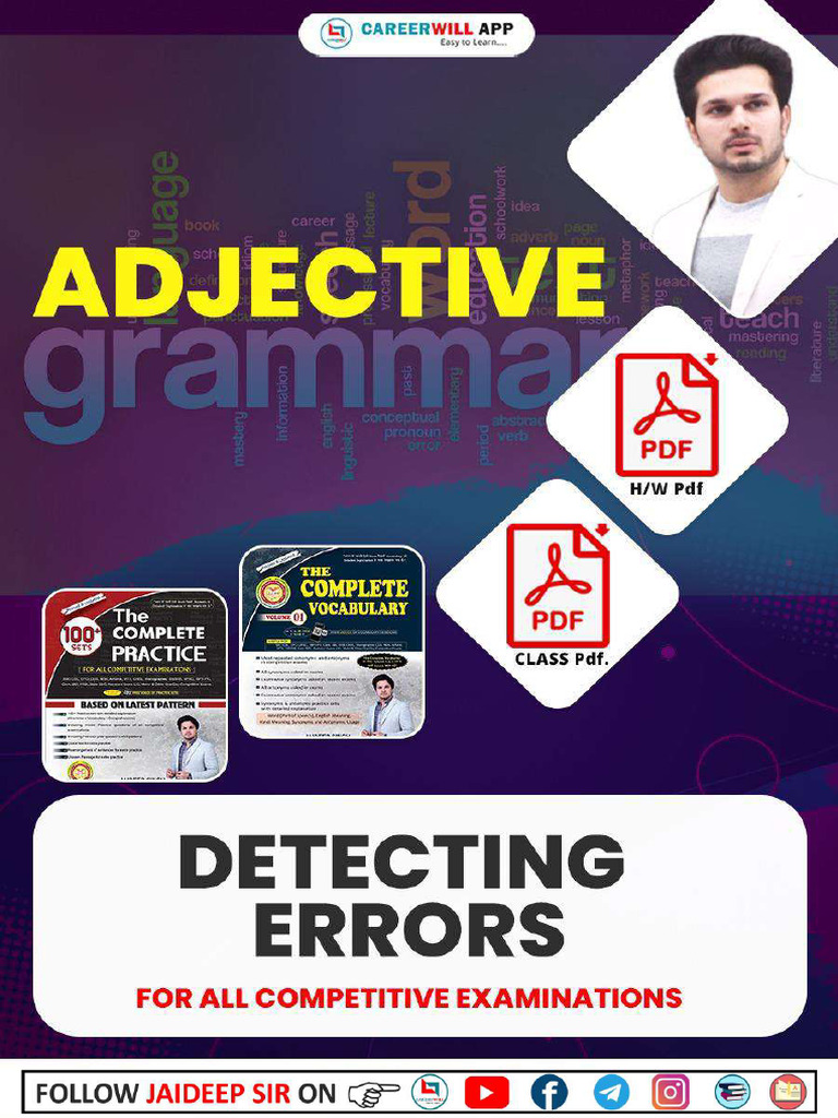 English Grammar Error Correction Exercises | PDF