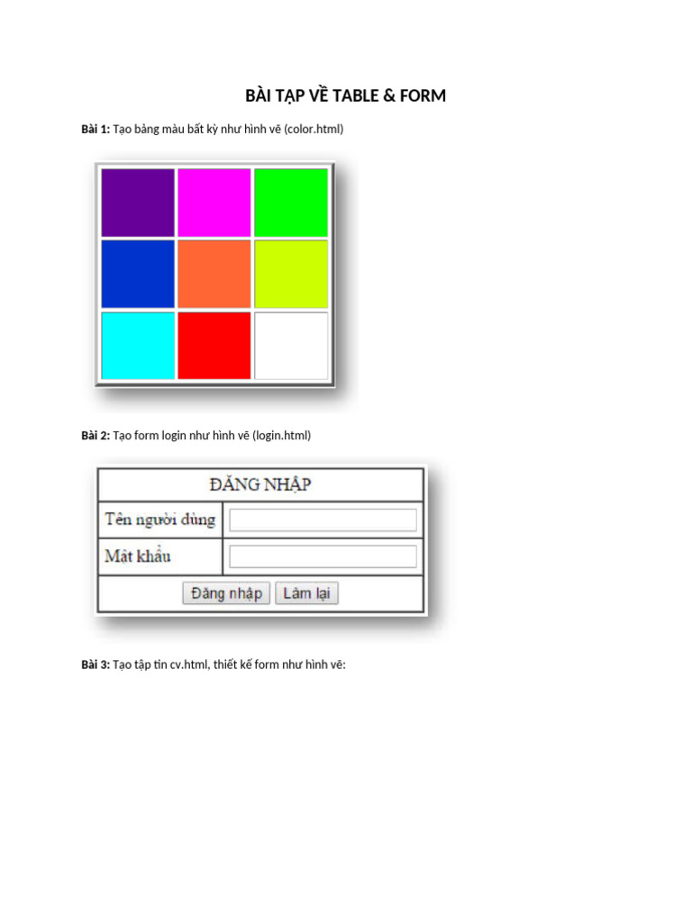 Lab 3-Form | PDF