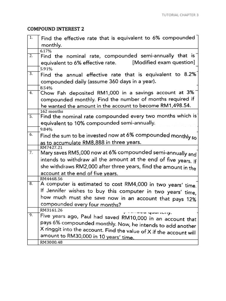 3 Compound Interest 2 | PDF