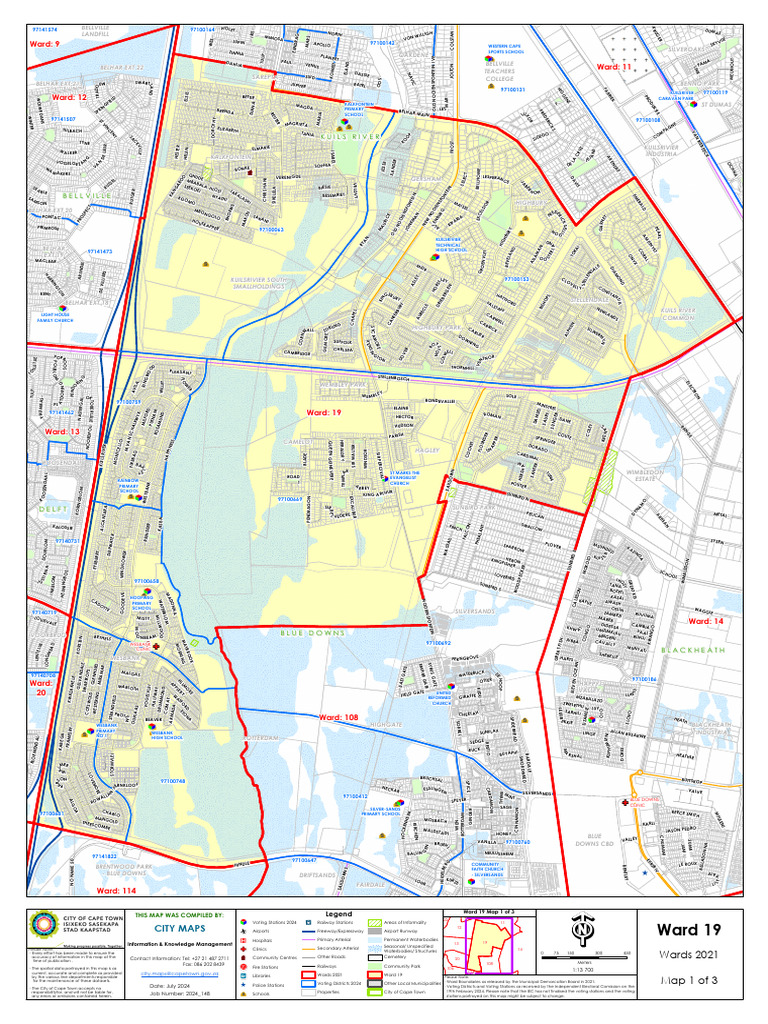 Kuils River Ward 19 Map 2024 | PDF