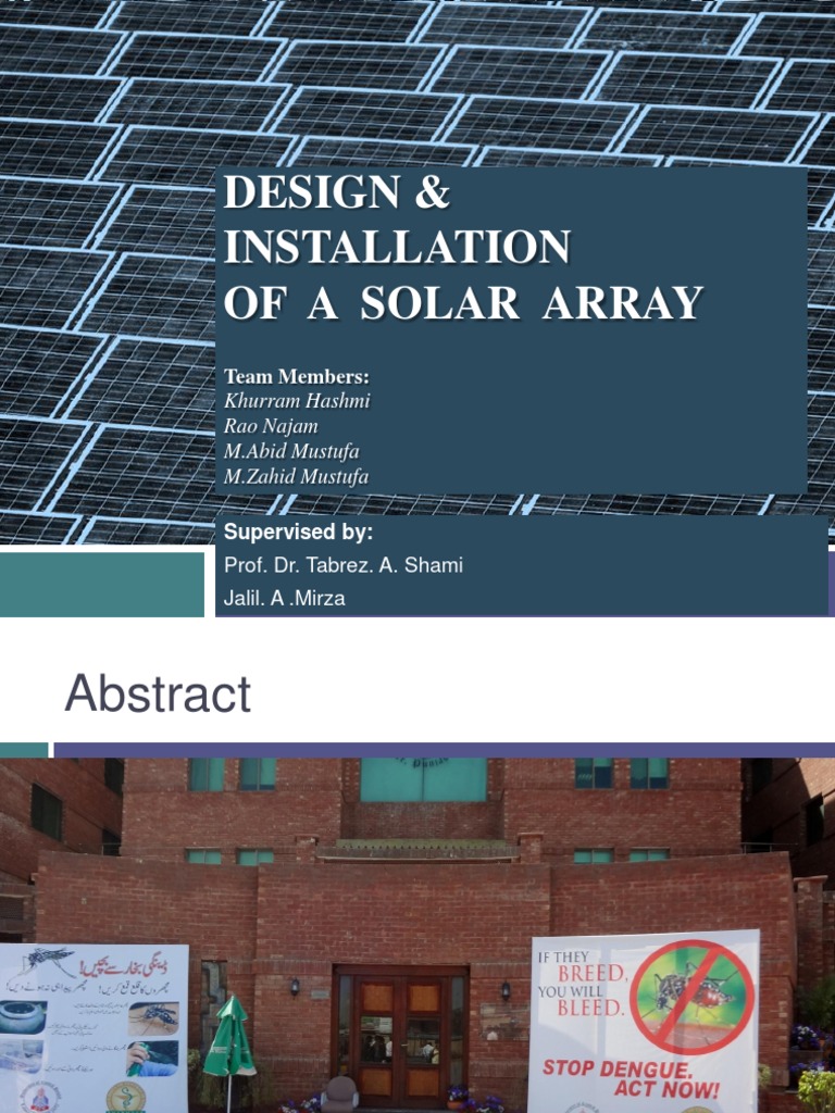 Solar Array Design for Lighting Efficiency | PDF | Compact Fluorescent ...