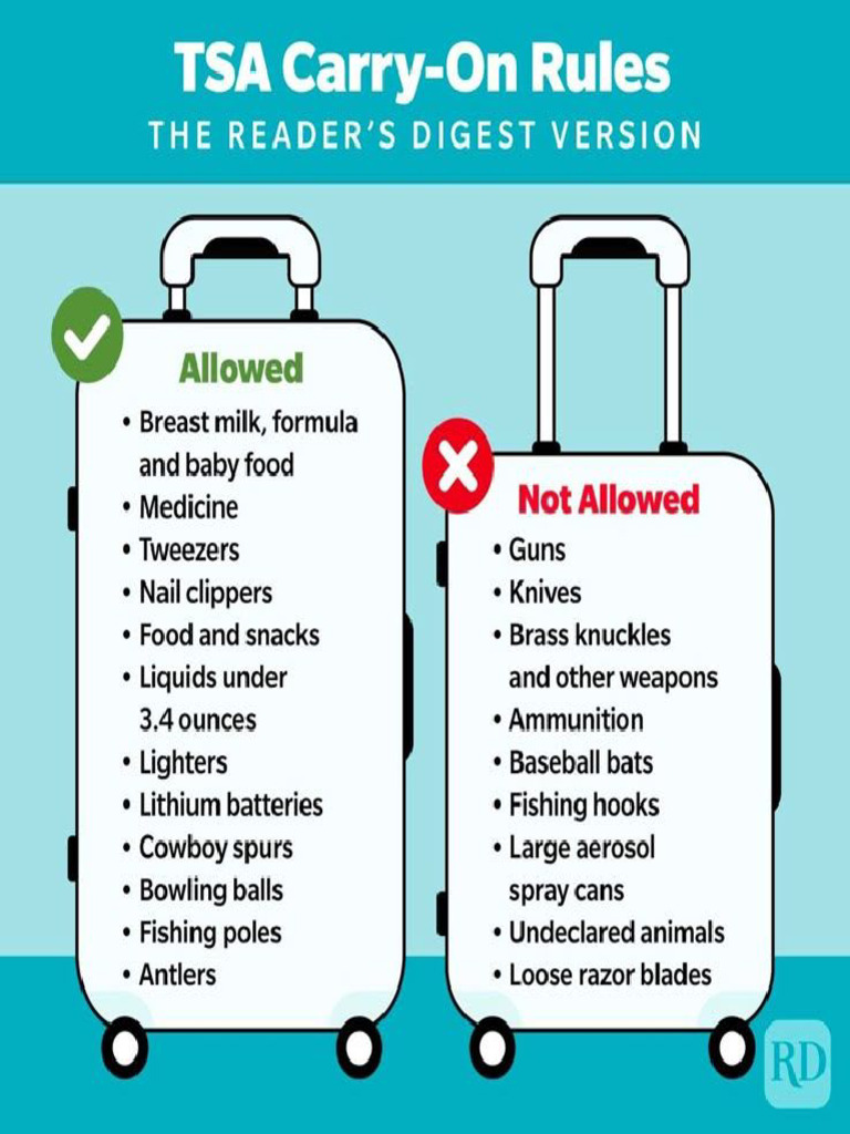 Carry On Rules | PDF
