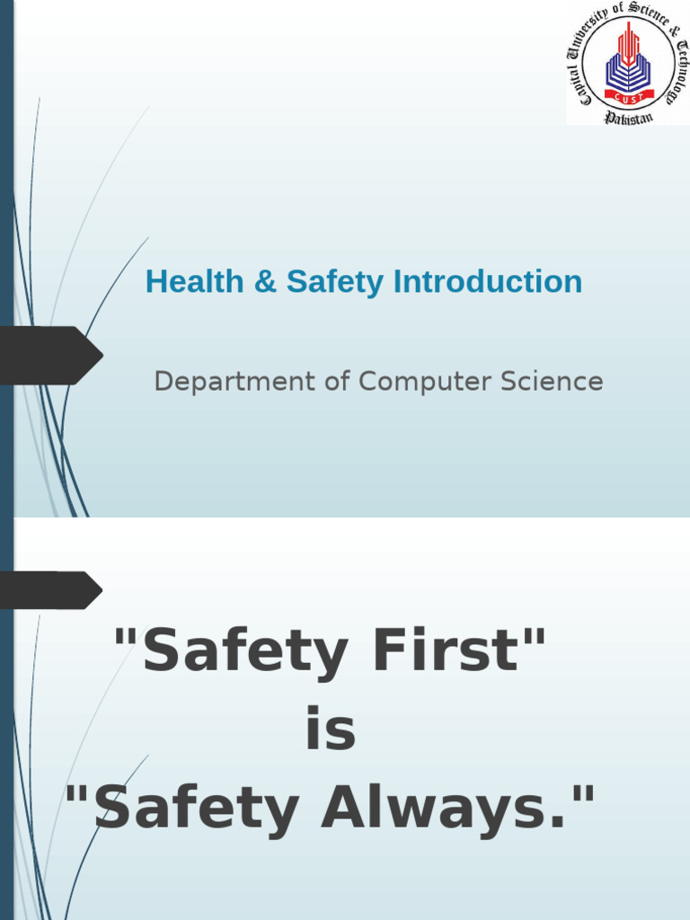 Computer Science Health & Safety Guide | PDF | Emergency Evacuation ...