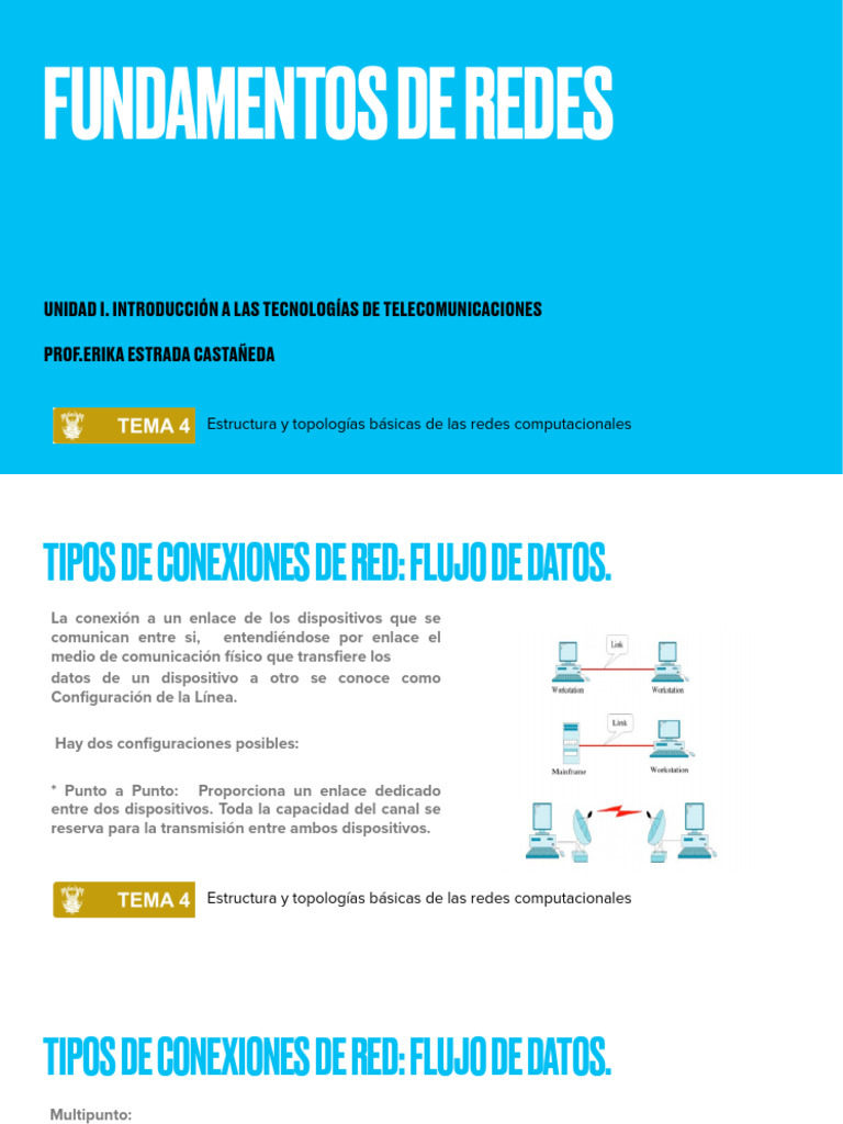 Fundamentos de Redes y Topologías | PDF | Topología de la red | Red de ...