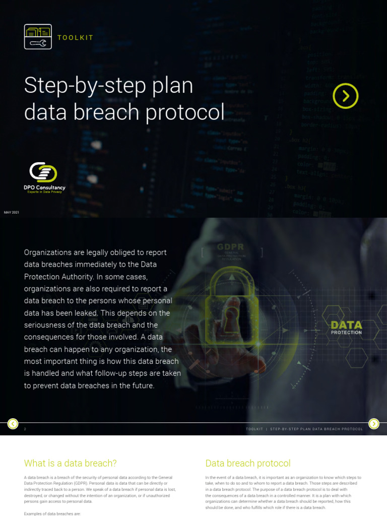 Data Breach Protocol Guide | PDF | Key (Cryptography) | Encryption