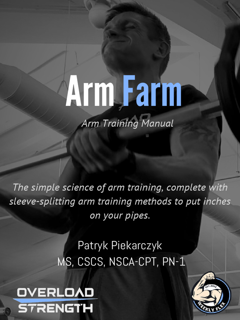 Arm Farm Arm Training Manual PDF Strength Training Elbow