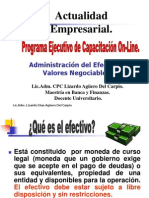 Administracion de Efectivo