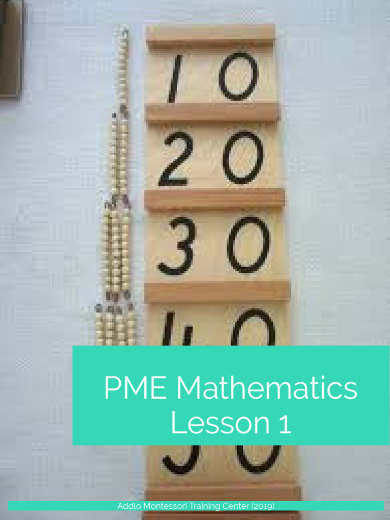 Montessori Math Curriculum Overview | PDF | Montessori Education ...