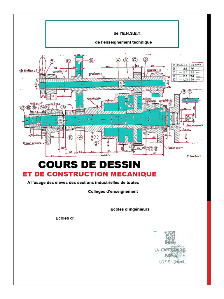 Cours de Dessin Technique et Mécanique | PDF