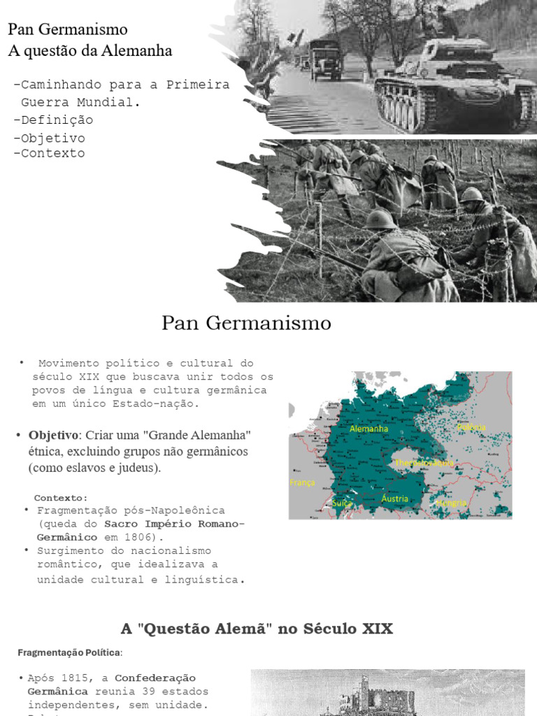 Pan-Germanismo e a Questão Alemã | PDF