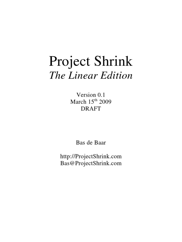 Project Shrinkv 01 | PDF | Social Group | Emergence