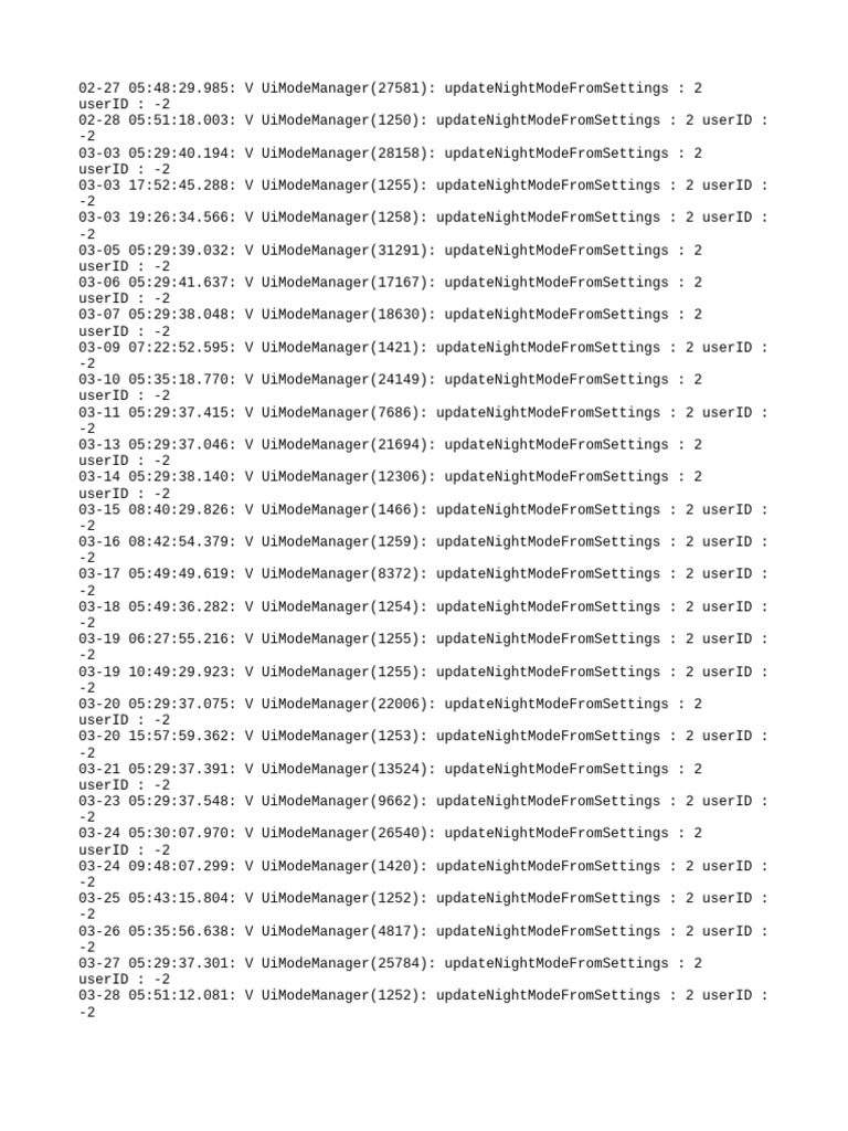 Dark Mode Log1 | PDF