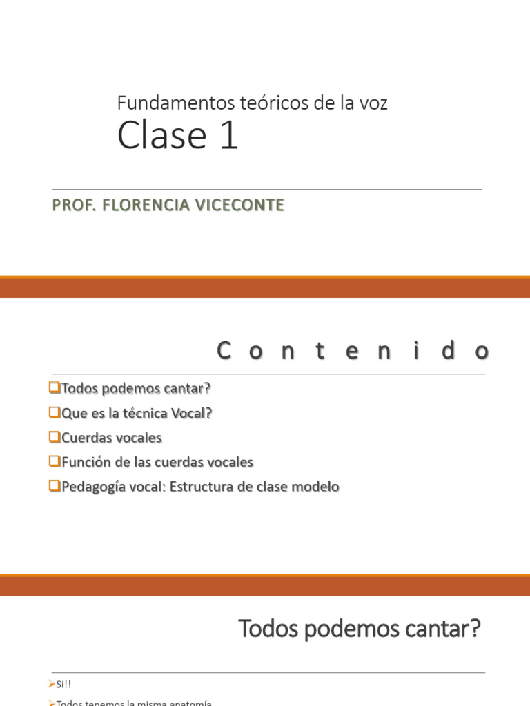 Fundamentos de la Técnica Vocal | PDF | Laringe | Canto