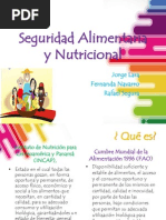 Seguridad Aliment Aria y Nutricional