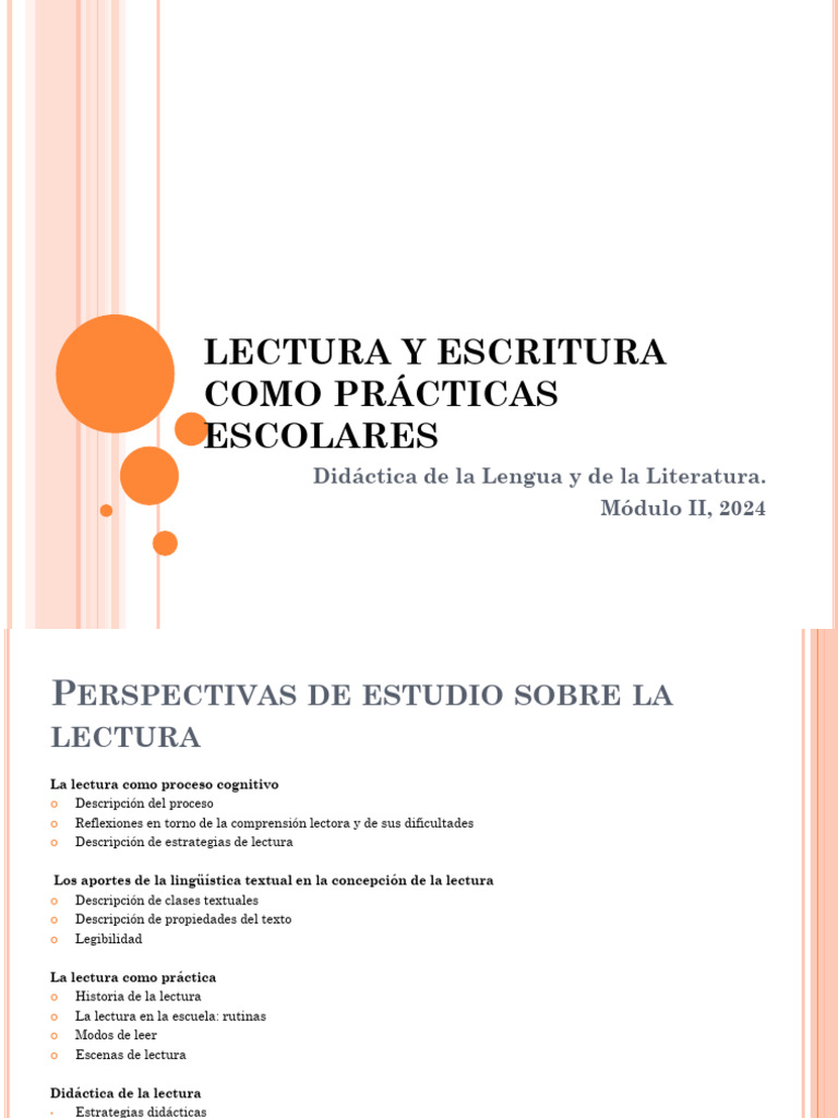 Lectura y Escritura en La Escuela | PDF | Literatura | Lingüística
