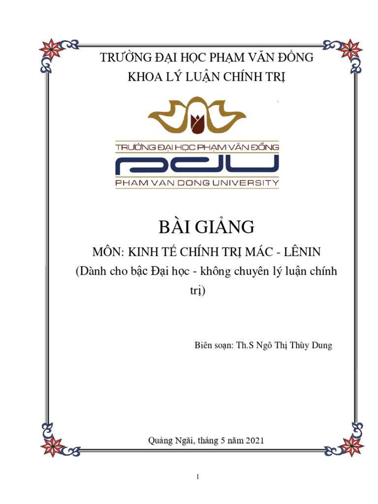 KTCT Mac Lenin-T.dung | PDF