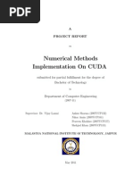 Download Numerical Methods Implementation on CUDA by Devendra Sharma SN87393205 doc pdf