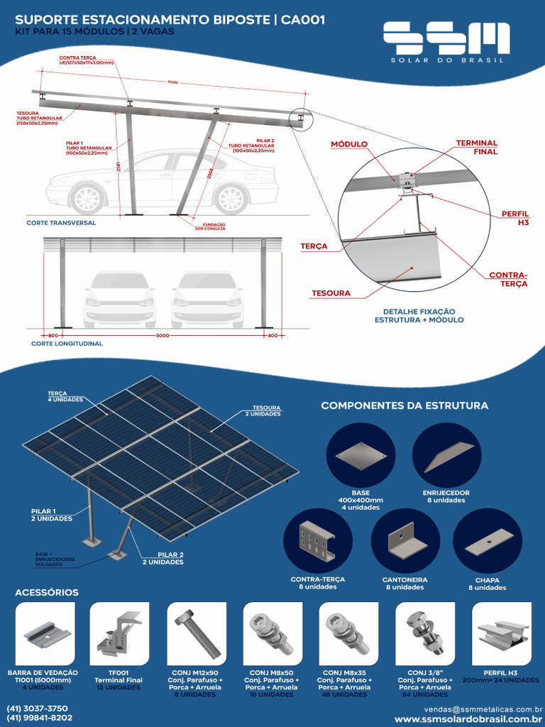Datasheet Kit Ca001 15mod 2vagas | PDF