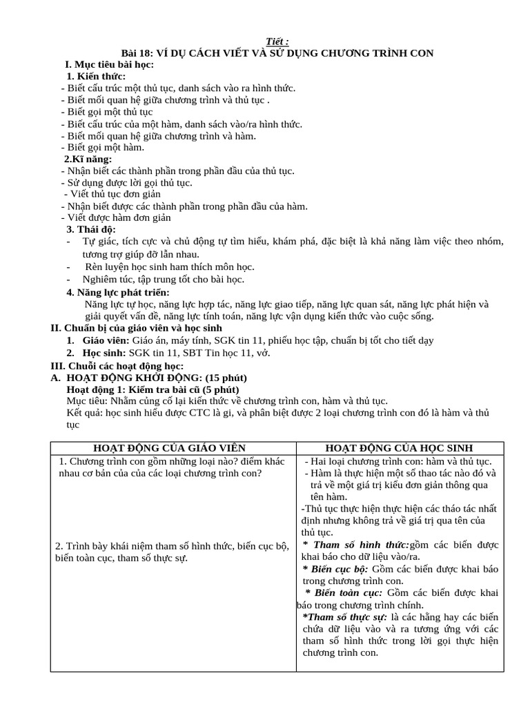 Ga11 Bai18 Hungvuong | PDF