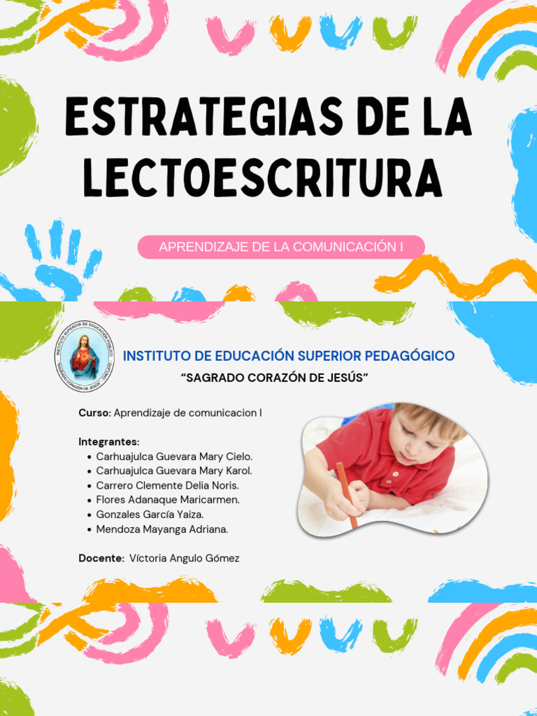 Estrategias de Lectoescritura Infantil | PDF | Aprendizaje | Cognición