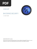 OWASP Backend Security