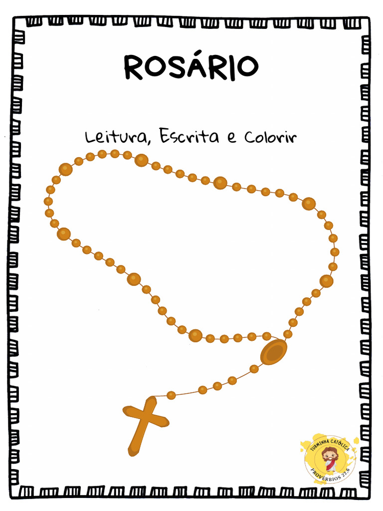 MATERIAL+19+ +BÔNUS+03+ +ROSARIO +Leitura,+Escrita+e+Colorir | PDF ...
