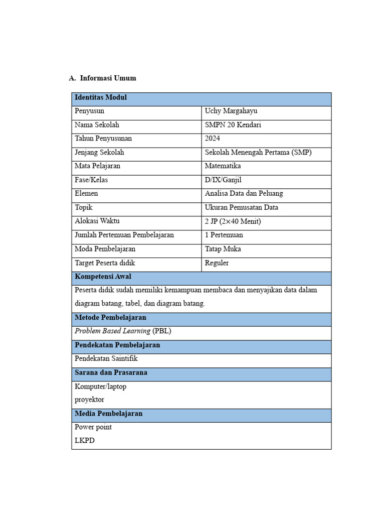 Modul Uci | PDF