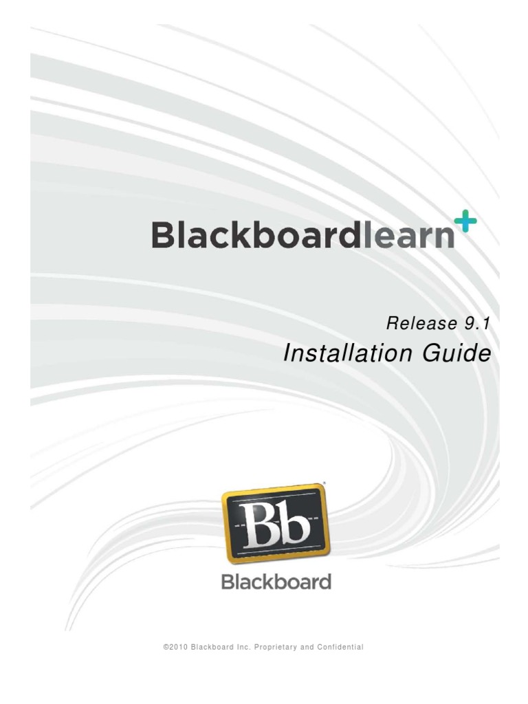 Blackboard Learn 9.1 Installation Guide | PDF | Load Balancing ...