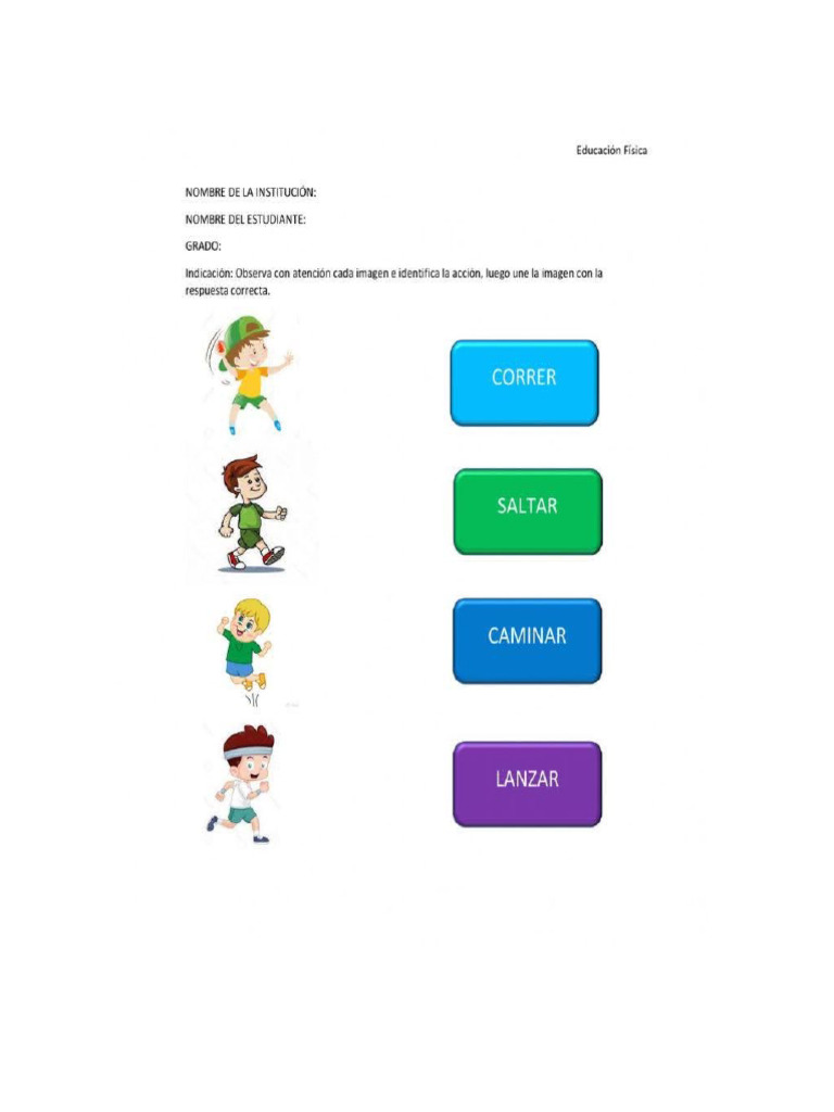 Acciones Verbos Que Hace | PDF