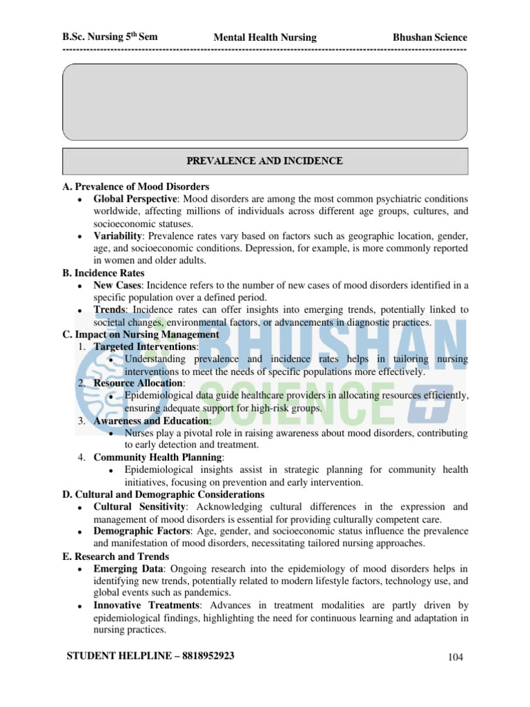 Nursing Management of Mood Disorders | PDF | Major Depressive Disorder ...