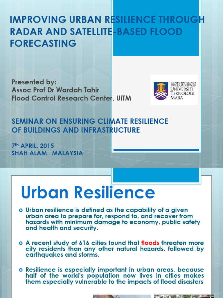 Prof. Wardah - Flood Management in Urban Area.070415 | PDF | Rain | Flood