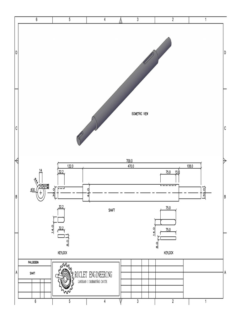 Shaft 700mm | PDF