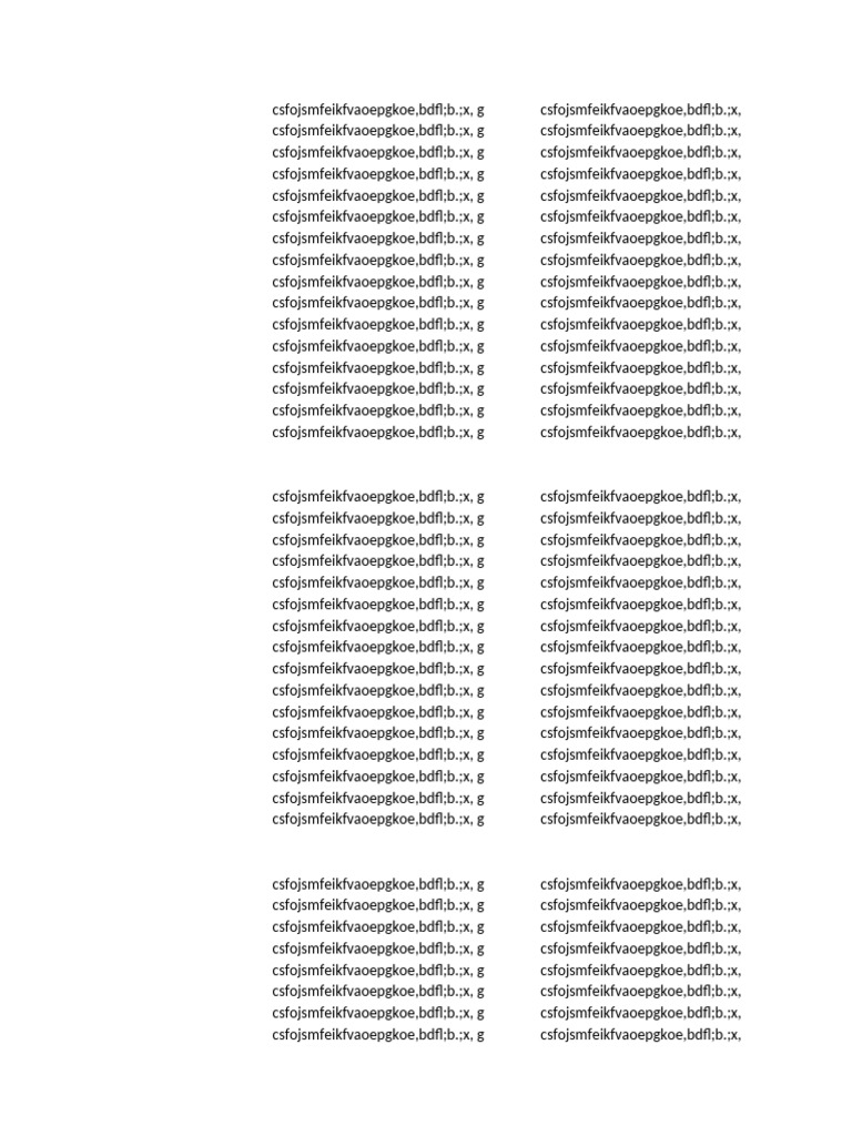Repeated Text Analysis | PDF