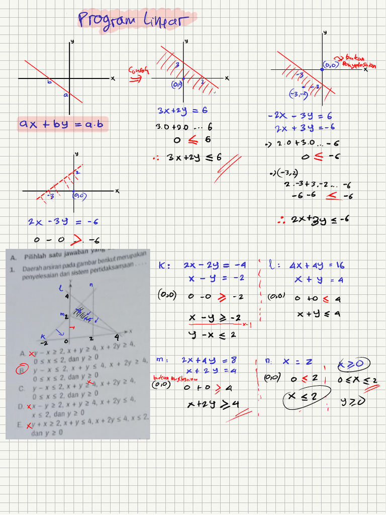 Program Linear | PDF