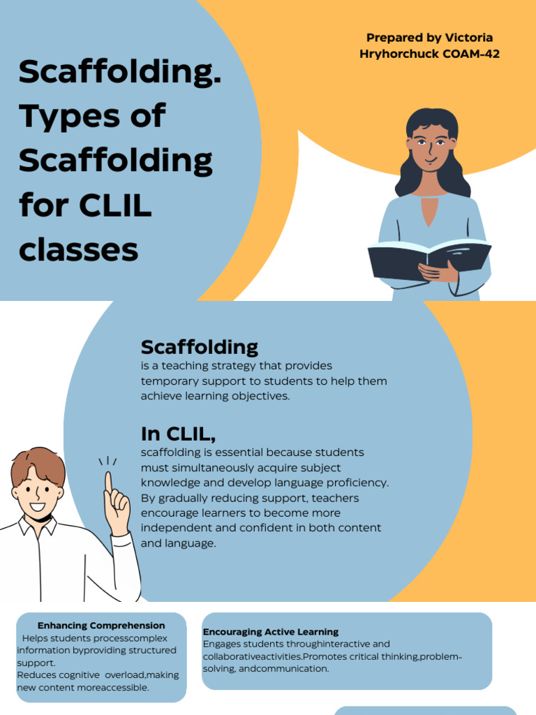 Scaffolding. Types of Scaffolding For CLIL Classes | PDF | Learning ...
