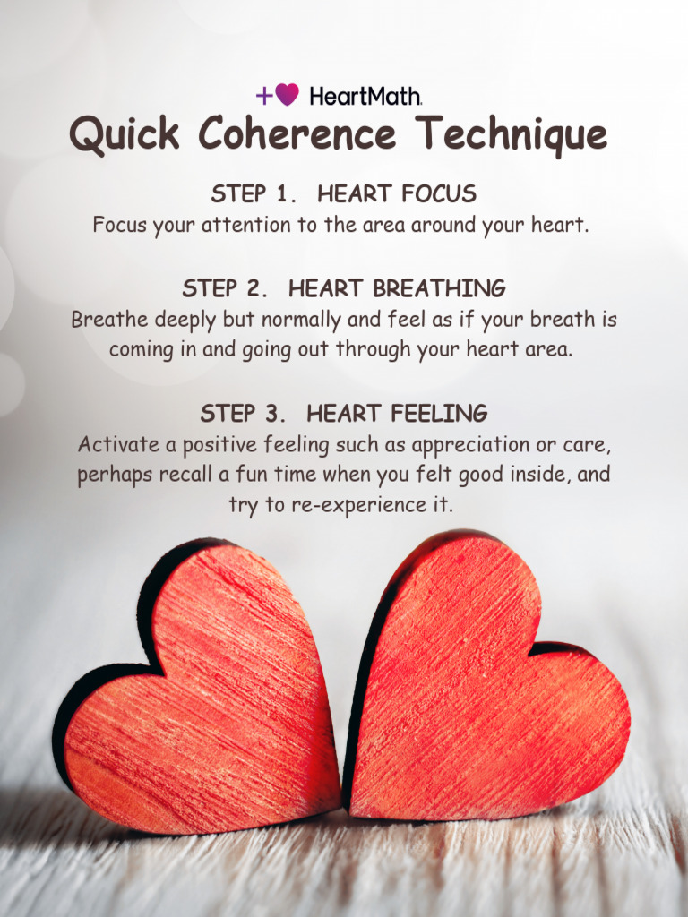 HeartMath Quick Coherence Steps | PDF
