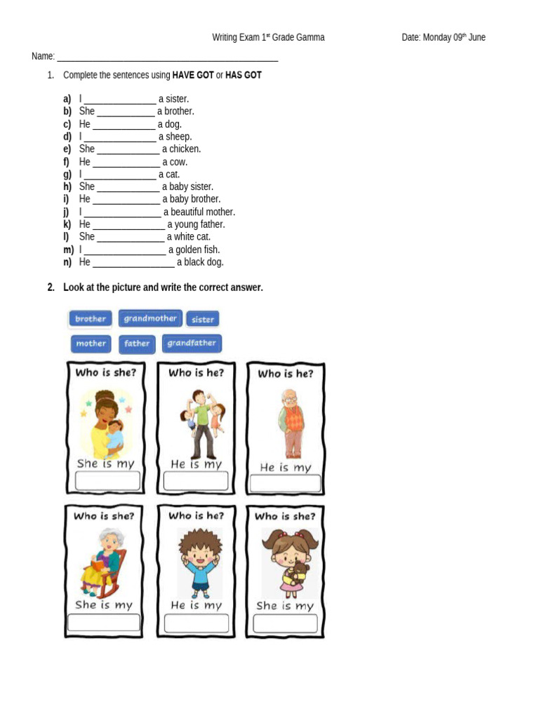 Writing 1ro Gamma | PDF