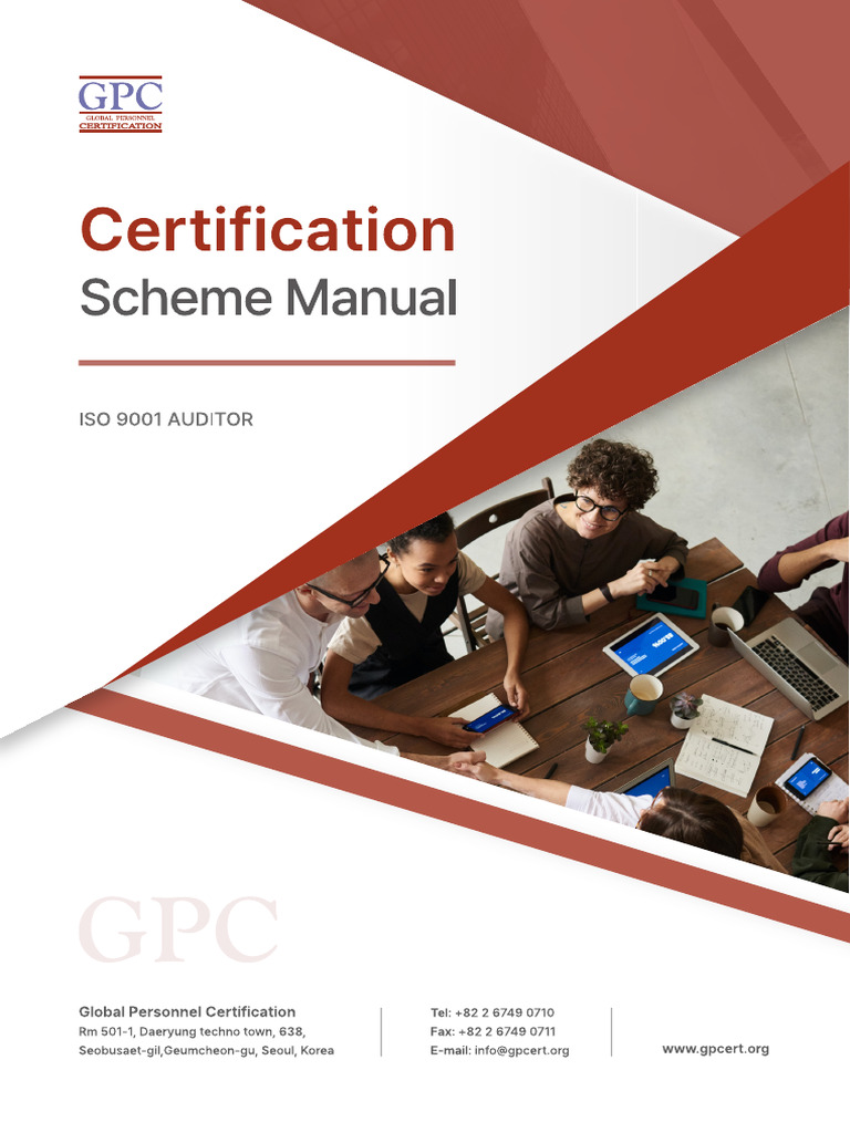 GPC ISO 9001 Auditor Certification Guide | PDF | Audit | Quality Management