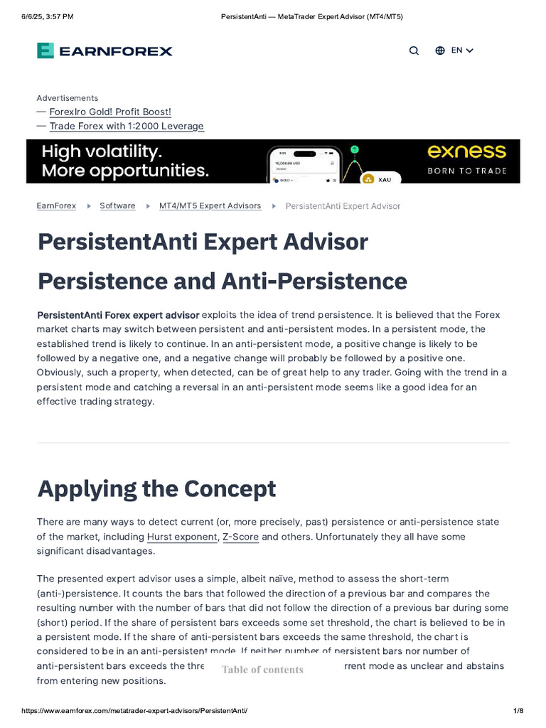 MT5 Expert Advisor Template Guide | PDF