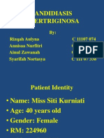 Candidiasis Intertriginosa Affecting Inguinal Region