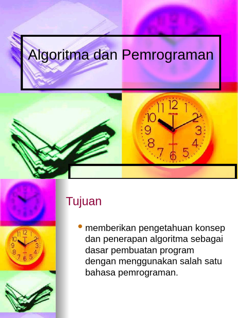 Algoritma dan Pemrograman Dasar | PDF